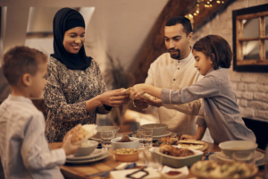 family celebrating Eid taking time off featured image